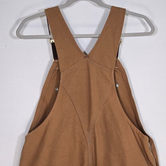 Carhartt Brown Men's Duck Bib Overalls. Size 34x30. - Picture 10 of 10